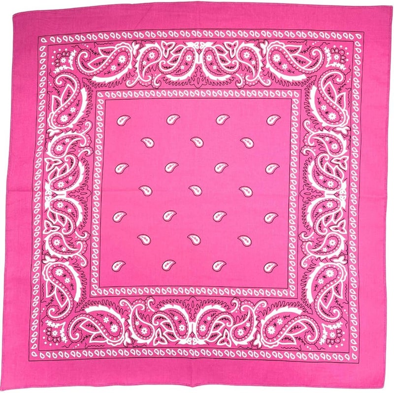MD Style Extra Large Bandana 27” x 27” 100% Cotton for Men & Women Paisley Handkerchief Headband Scarf Jumbo Bandanas - Image 3